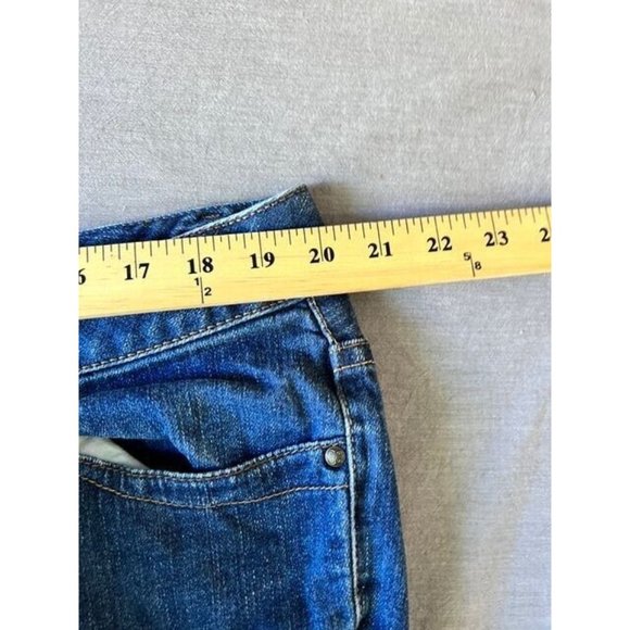 Lane Bryant Distinctly Boot Jeans Womens 20 Blue Denim Zip Pocketed 40X29. - Picture 10 of 10